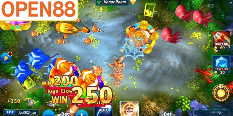 Bắn cá Ngũ Long mang đến không gian sôi động