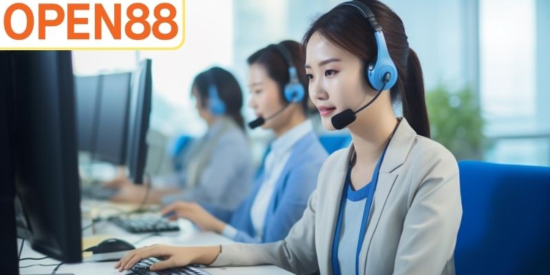 Đội ngũ hỗ trợ thân thiện, nhiệt tình tại Open88